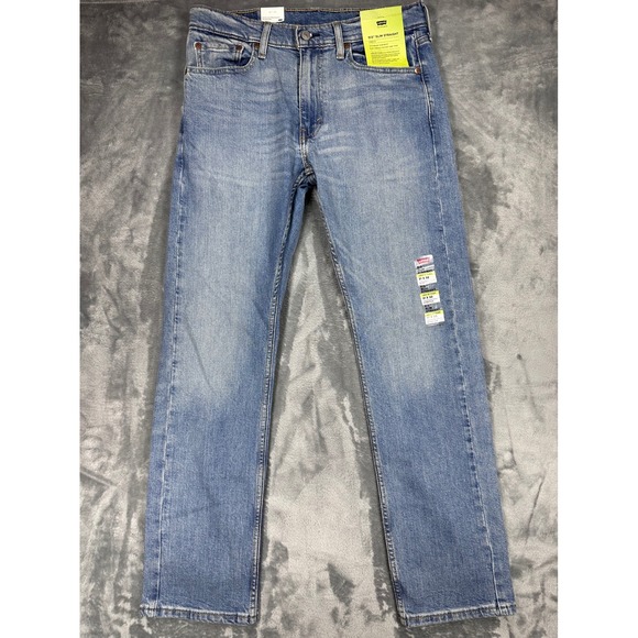 Levi's Other - Levis 513 Slim Straight Jeans Mens 31x32 Blue Flex Stretch 08513-0933 NWT
